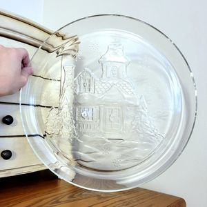 Arcoroc 13" Christmas Platter